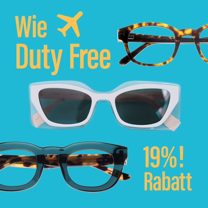 Claus Krell Optik Duty Free Aktion