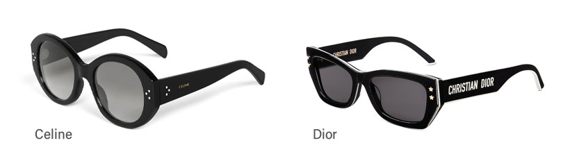 Brillen von Celine und Dior bei Claus Krell Optik